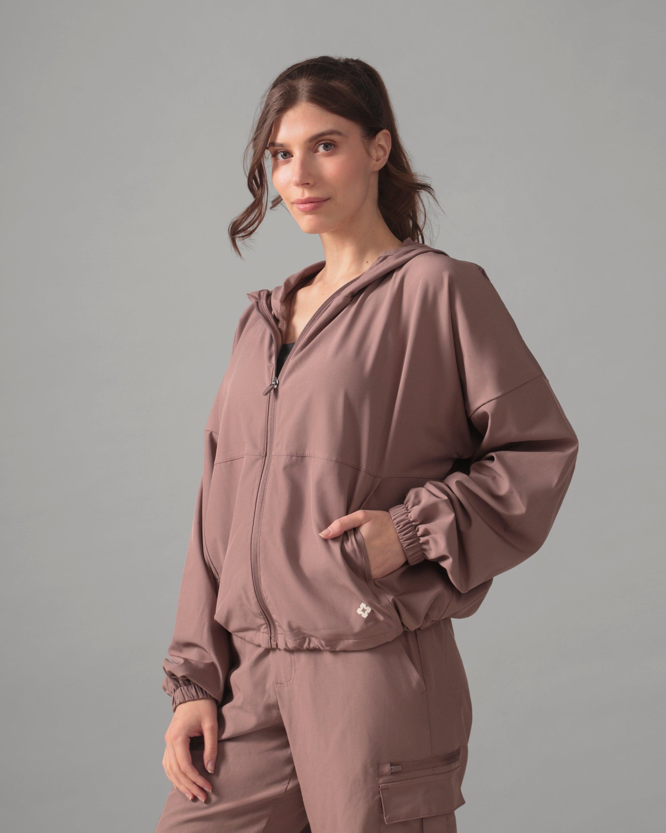 Rose Boreal - Jacket - Silver Mountain Hiking Jacket in River Stone