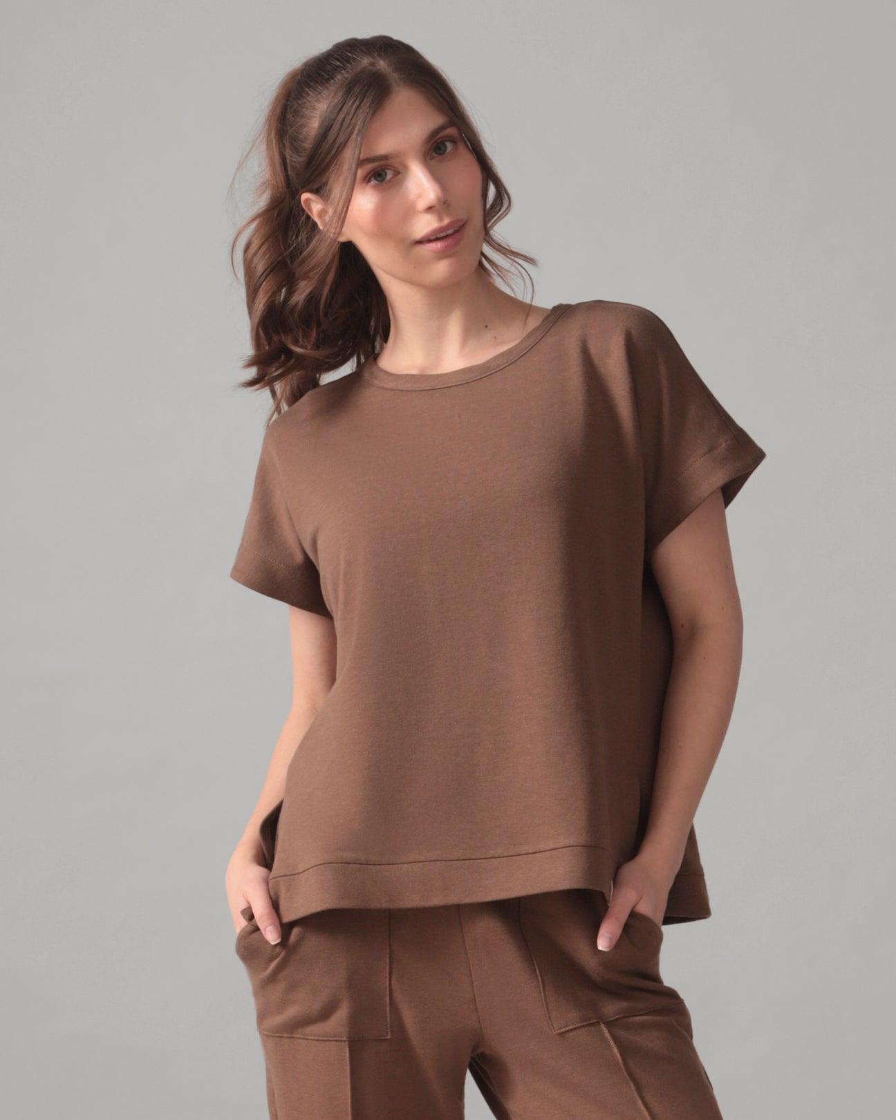 Rose Boreal - T-Shirt - Time Out Sleeveless Sweat - Hazelnut