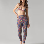 Rose Boreal - Legging - Reversible Ultralight High-Rise Legging - Groovy Meadow