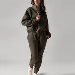 Rose Boreal - Sweatshirt - Wayfarer sweatshirt - Moss
