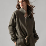 Rose Boreal - Sweatshirt - Wayfarer sweatshirt - Moss