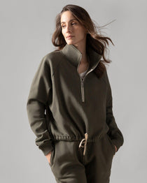 Rose Boreal - Sweatshirt - Wayfarer sweatshirt - Moss