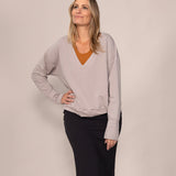 Essence V neck Top - Atmosphere
