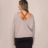 Essence V neck Top - Atmosphere