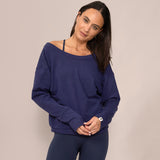 Essence V neck Top - Denim