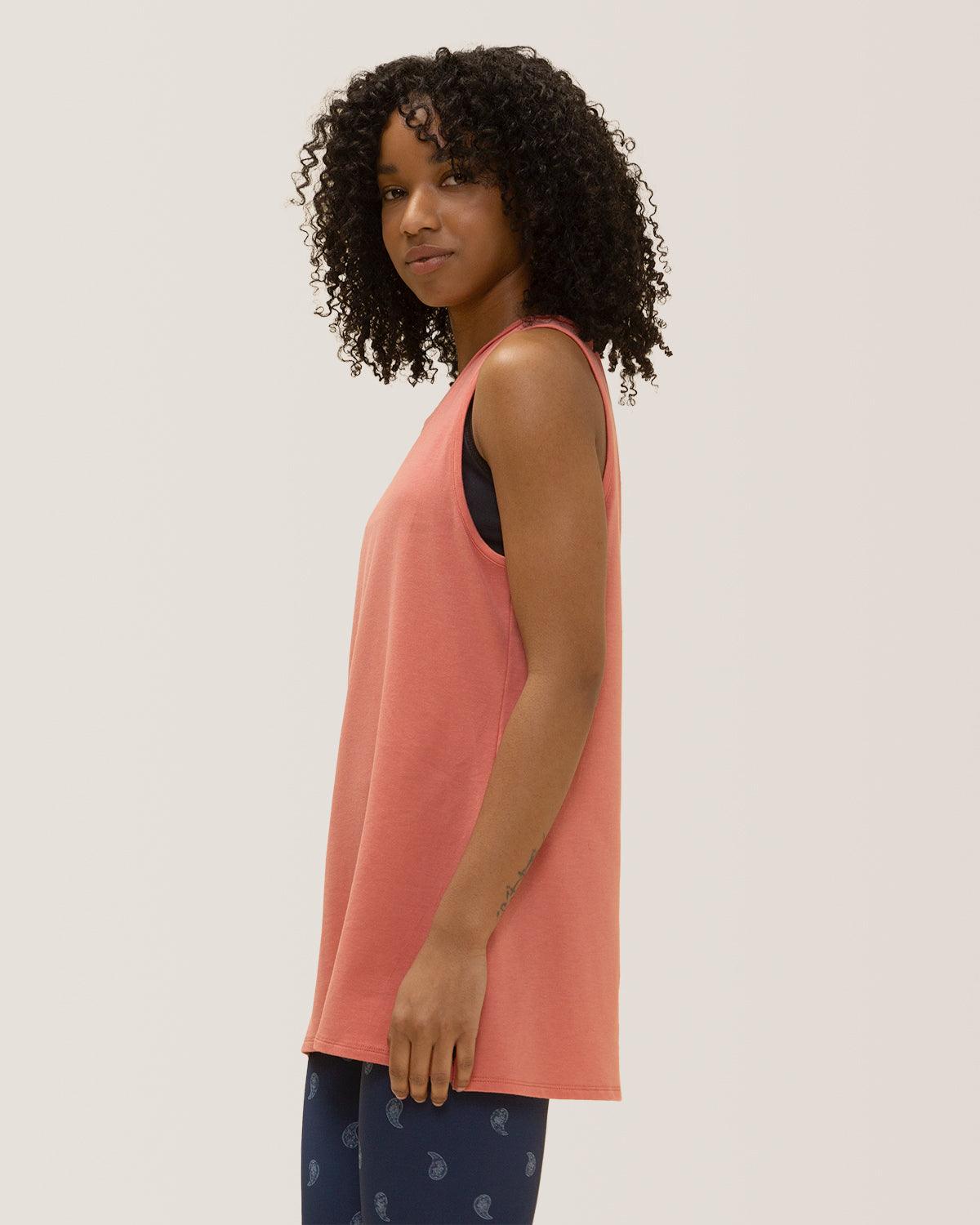 Rose Boreal - Tank Top - Astral Tank - Coral