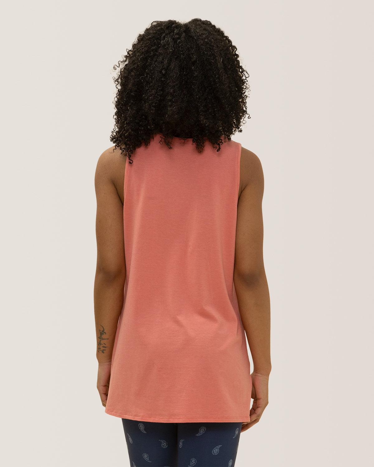 Rose Boreal - Tank Top - Astral Tank - Coral