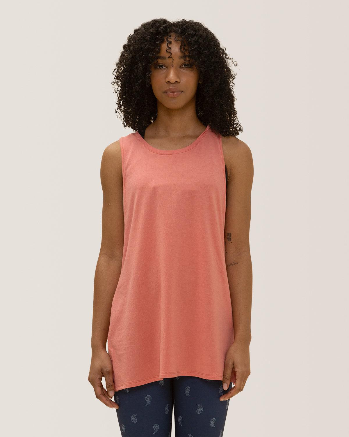 Rose Boreal - Tank Top - Astral Tank - Coral