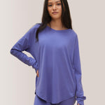Rose Boreal - Top - Cozy Long Sleeve Shirt - Iris