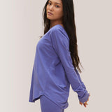 Rose Boreal - Top - Cozy Long Sleeve Shirt - Iris