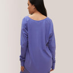 Rose Boreal - Top - Cozy Long Sleeve Shirt - Iris