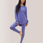 Rose Boreal - Top - Cozy Long Sleeve Shirt - Iris