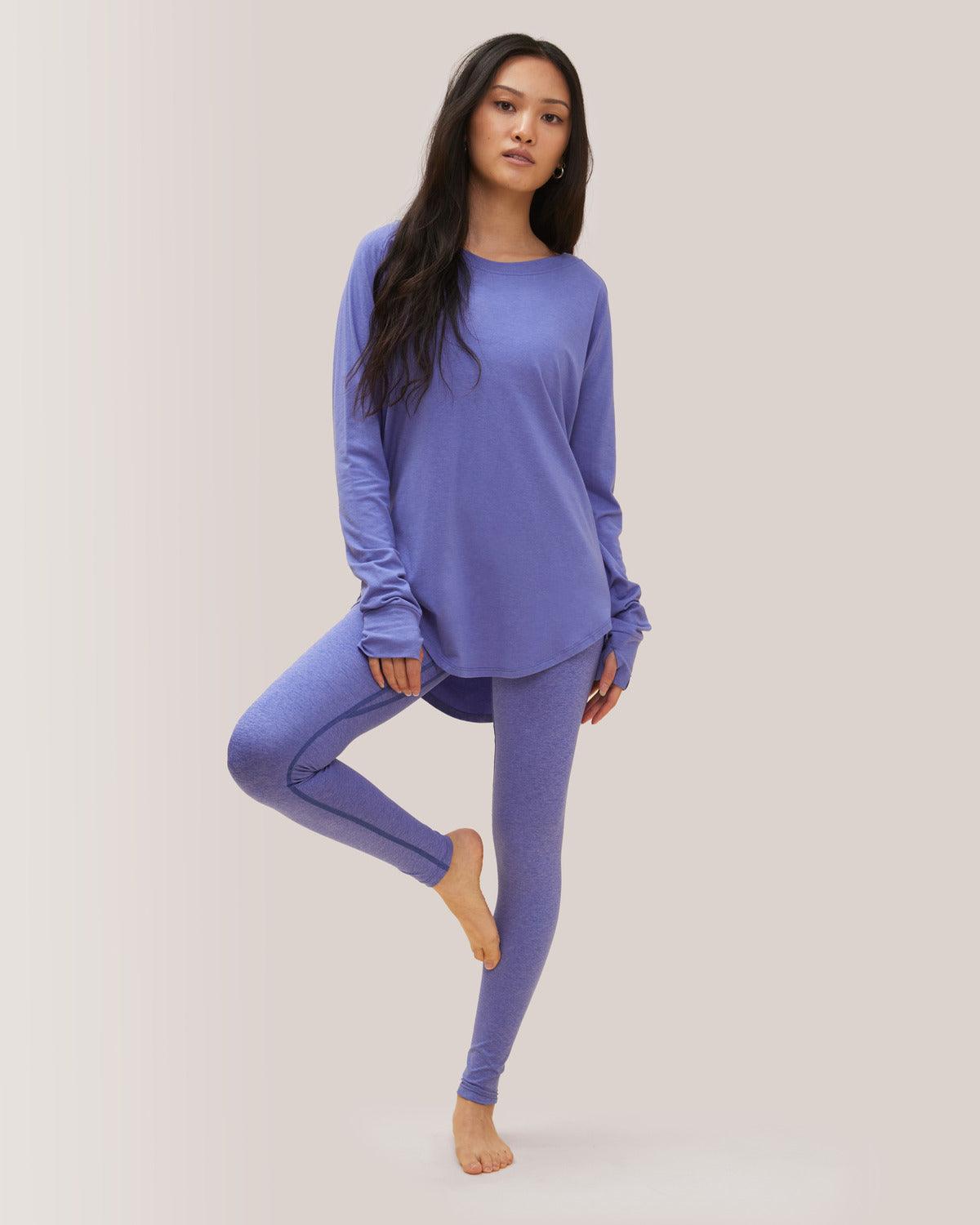 Rose Boreal - Top - Cozy Long Sleeve Shirt - Iris