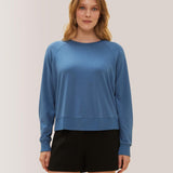 Rose Boreal - Sweatshirt - Enjoy the Ride Long Sleeves - Stellar Blue