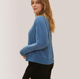 Rose Boreal - Sweatshirt - Enjoy the Ride Long Sleeves - Stellar Blue