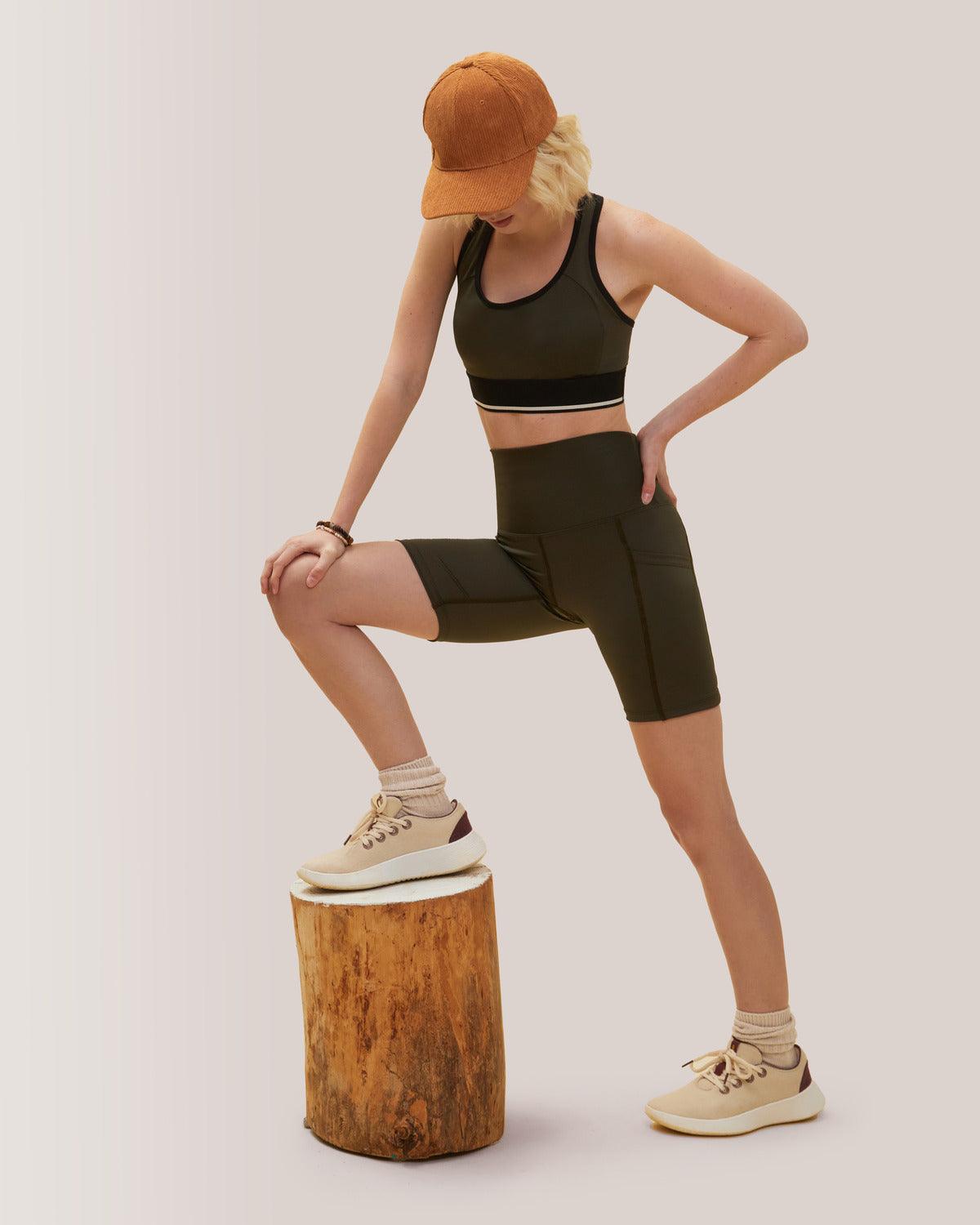 Rose Boreal - Bra - Happy Girls Sports Bra - Forest