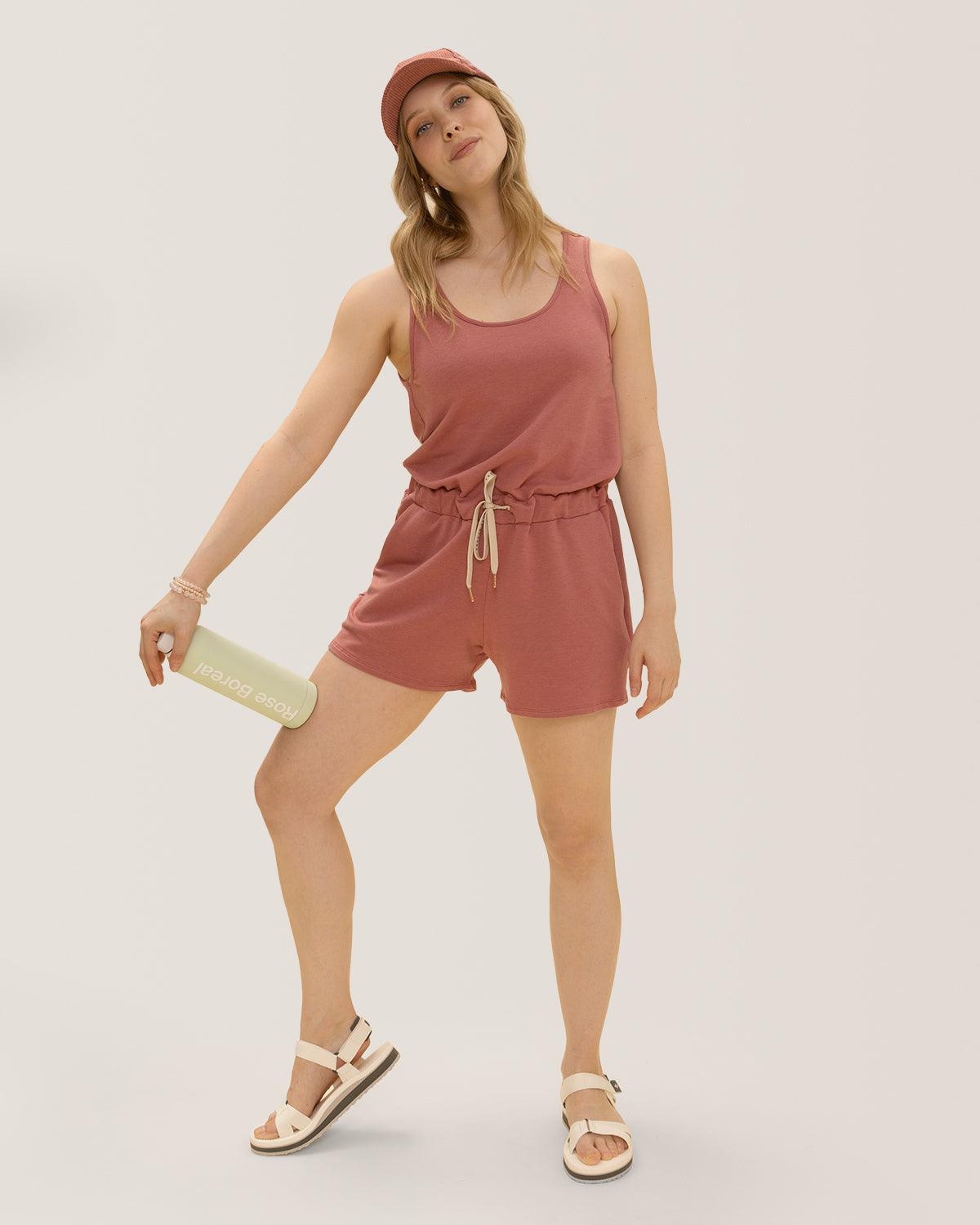 Rose Boreal - Romper - Heat Wave Romper - Blush