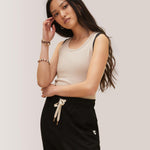 Rose Boreal - Tank Top - Long Mile-End Tank Top - Hazel Wood