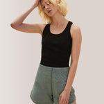 Rose Boreal - Tank Top - Long Mile-End Tank Top - Total Eclipse