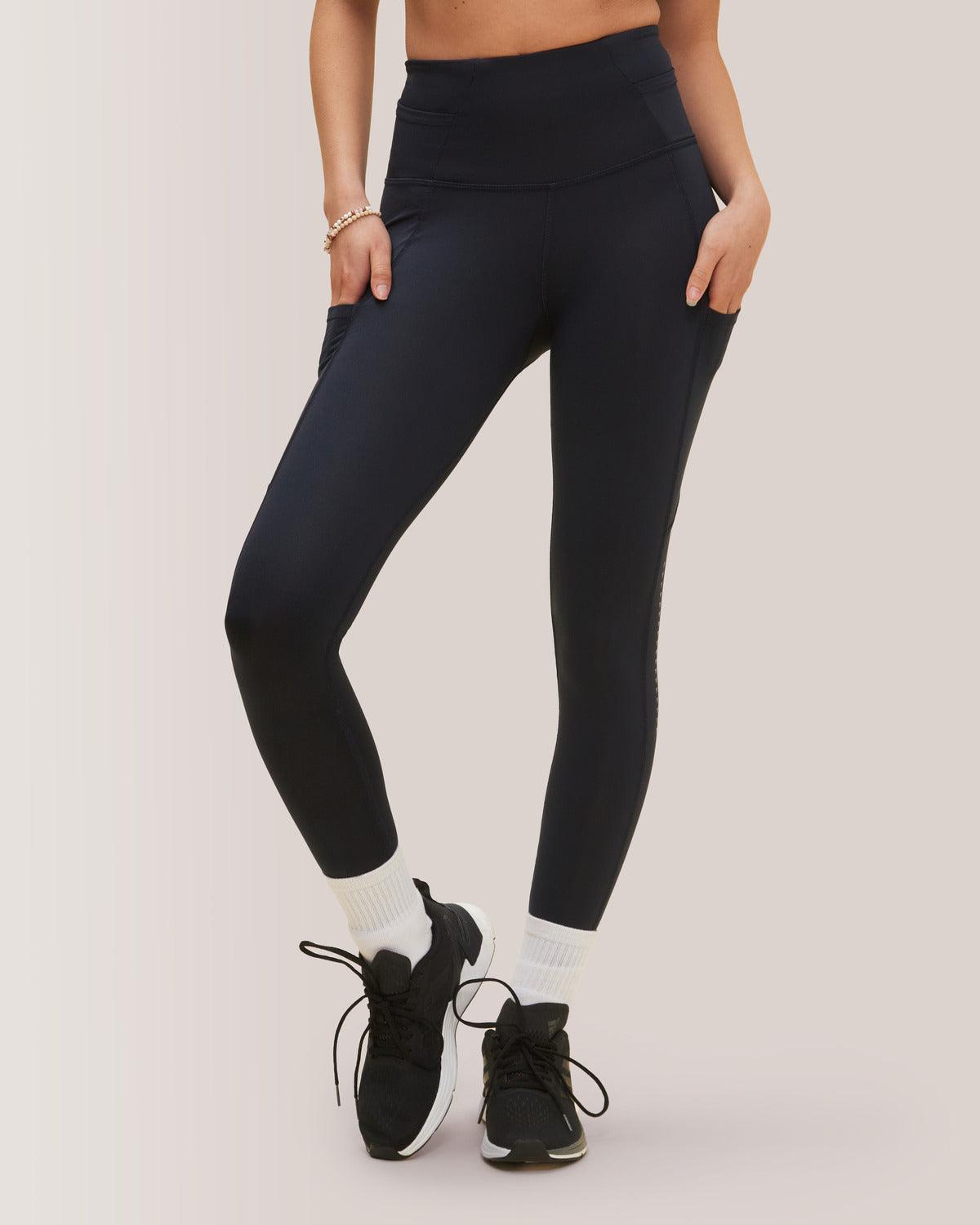 Rose Boreal - Legging - Running Compressive Pockets Legging - Deep Ocean