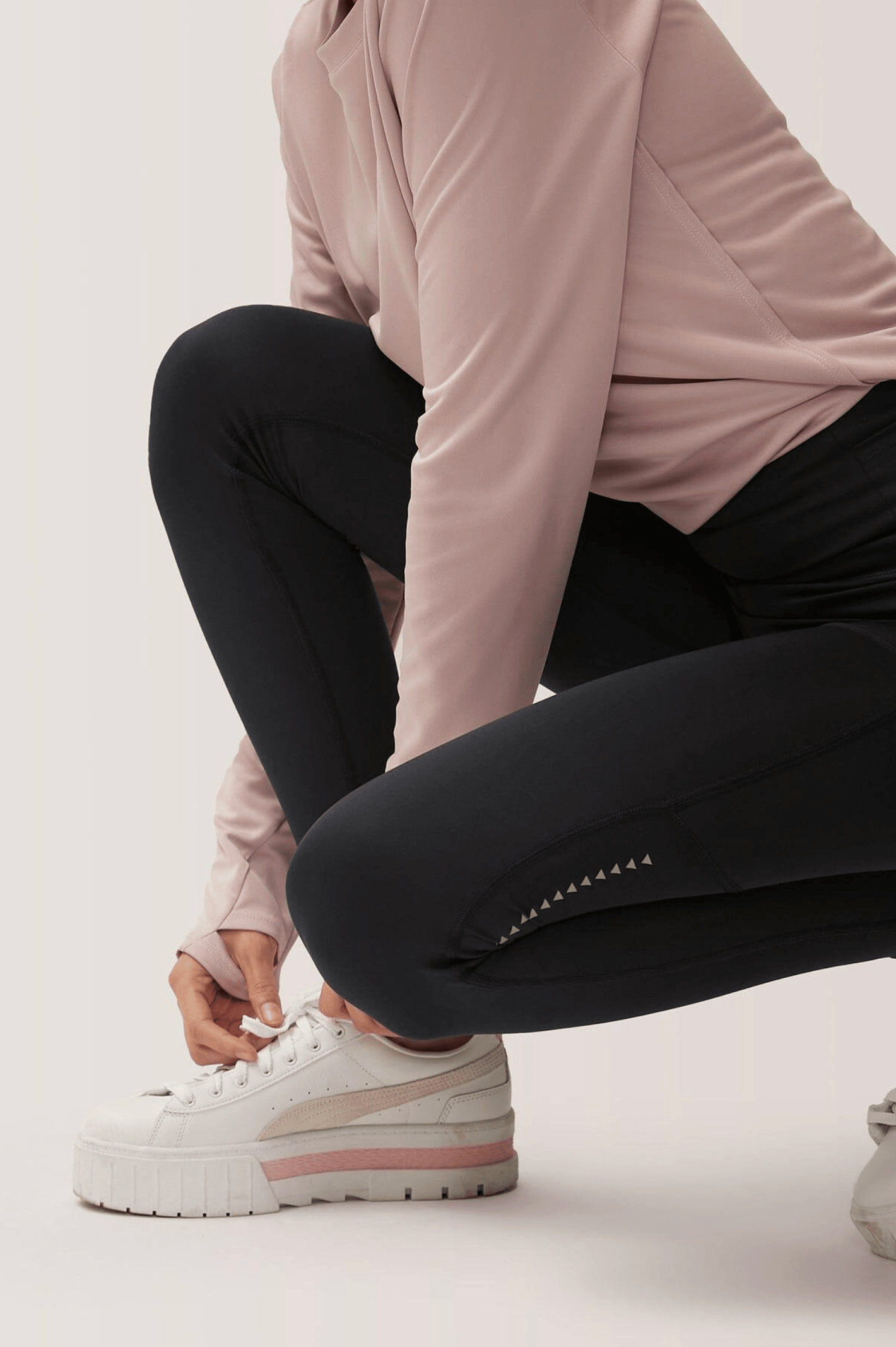 Rose Boreal - Legging - Running Compressive Pockets Legging Rose Buddha