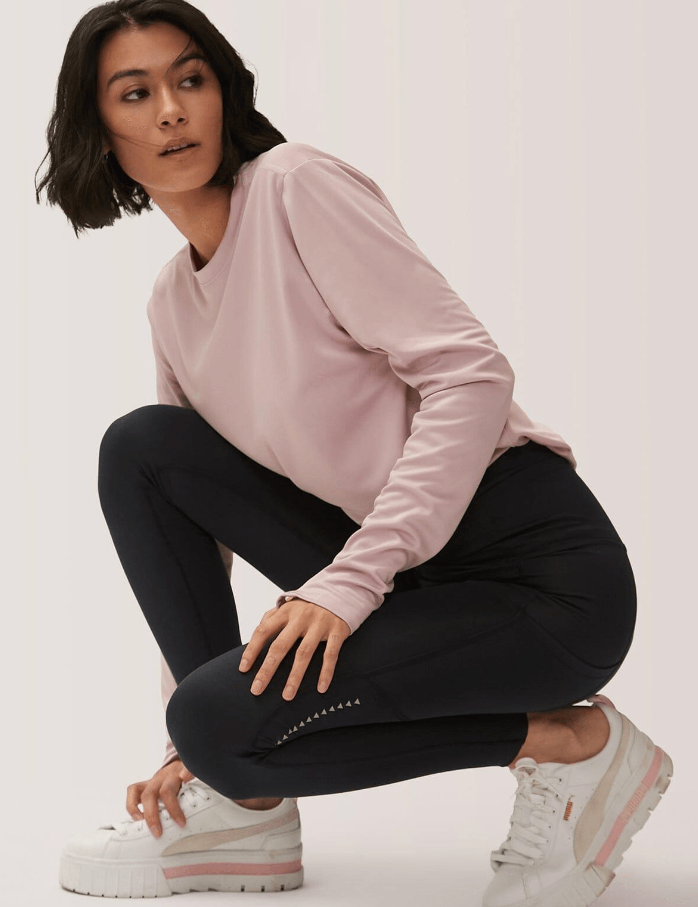 Rose Boreal - Legging - Running Compressive Pockets Legging Rose Buddha