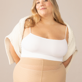 Seamless Cropped Cami in Pure White