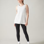 Rose Boreal - Tank Top - Astral Tank - Natural White