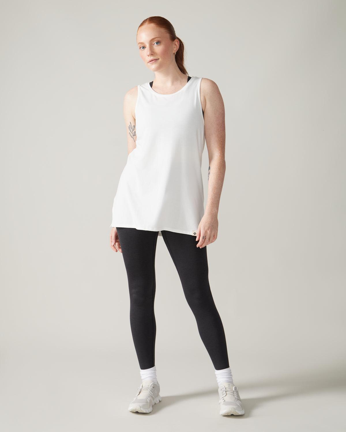 Rose Boreal - Tank Top - Astral Tank - Natural White