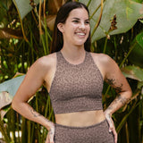 Serena Sports Bra - Latte Jungle