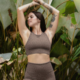 Serena Sports Bra - Latte Jungle