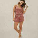 Slow Down Romper - Blush