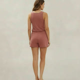 Slow Down Romper - Blush